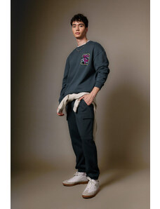 DEFACTO Regular Fit Flannel Pocket Long Leg Sweatpants