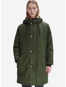 Bunda A.P.C. Parka Hector COEZV-H30179 BLACK pánská, zelená barva, přechodná