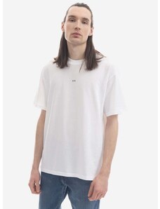 Bavlněné tričko A.P.C. Kyle bílá barva, s potiskem, COEIO.H26929-WHITE