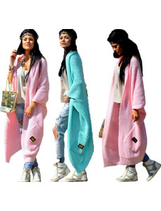 Fashionweek Luxusní pletené svetry ala vesta kabát Anna