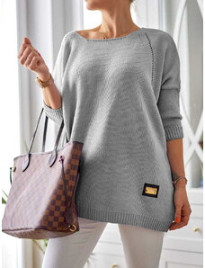 Fashionweek Pleteny luxusní svetr dámský oversize NEON HIT SV12/NB5712