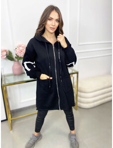 Fashionweek Pletená mikina se zapínáním na zip s kapuci oversized M/XL MAD-LOVE