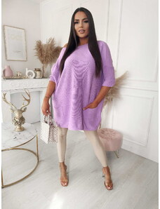Fashionweek Luxusní svetr dámský oversize PRO MOLETKY NB7689