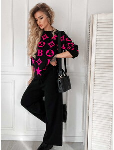 Fashionweek Dámská pletená souprava: kalhoty + svetr NB142312