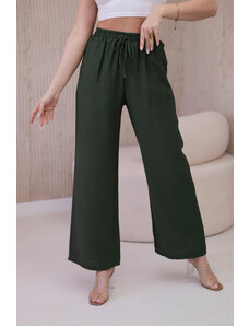Fashionweek Kalhoty wide leg se širokými nohavicemi K6695