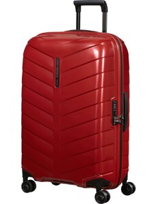Samsonite Skořepinový cestovní kufr Attrix M 73 l červená