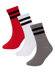 DEFACTO Boy 3 Piece Cotton Long Socks