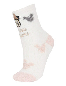 DEFACTO Girl Mickey & Minnie Licensed Terry Socks