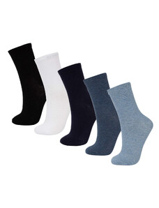 DEFACTO Boy 5 Piece Cotton Long Socks