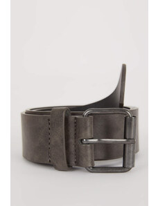 DEFACTO Man Square Clasp Faux Leather Jean Belt