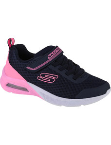 TMAVĚ MODRÉ DÍVČÍ TENISKY SKECHERS MICROSPEC MAX - EPIC BRIGHTS Černá