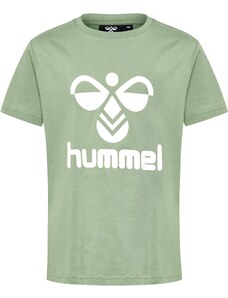 Hummel Tričko 'Tres' světle zelená / bílá