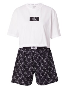 Calvin Klein Underwear Pyžamo černá / bílá