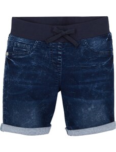 bonprix Dívčí džínové šortky Modrá