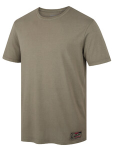 Pánské bavlněné triko HUSKY Tee Base M dark khaki