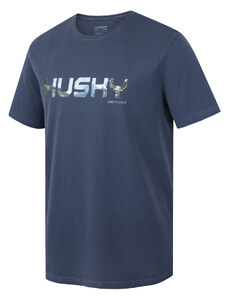 Pánské bavlněné triko HUSKY Tee Wild M dark blue