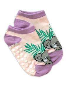 NVT Dětské ponožky s ABS Koala – sv. růžové