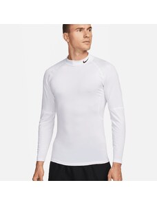 Nike Pro Dri-FIT Tight Long Sleeve Mock S white Panske
