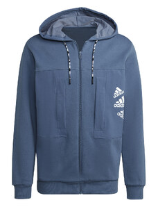 adidas Performance adidas M Q4 BL FZ HD BLUE