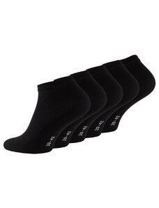 Stark Soul Ponožky unisex kotníčkové černé - 5 párů