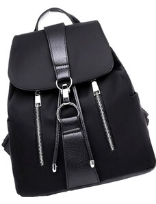 Dámský černý nylonový batoh