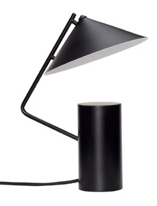 Černá kovová stolní lampa Hübsch Sen