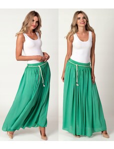 Fashionweek Dlouhá maxi letní sukně ze vzdušného materiálu+pasek ZIZI278