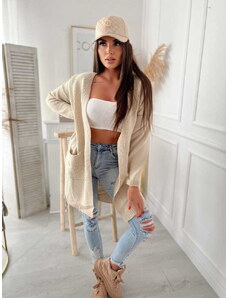 Fashionweek Pletený oversized cardigan jak sako pro moletky NB42218