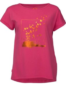 Loap (navržené v ČR, ušito v Asii) Dámské tričko Loap Bazala tmavě růžové