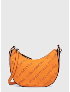 Kabelka Karl Lagerfeld oranžová barva