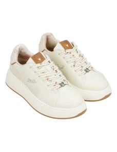 Anekke dámské kožené boty Sneakers Peace & Love White