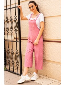 armonika Women's Light Pink Gardening Jumpsuit