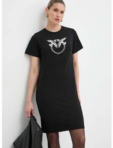 Bavlněné šaty Pinko Answear Exclusive černá barva, mini, 103933.A1R7