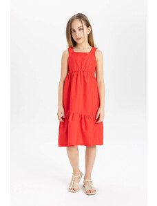 DEFACTO Girl Poplin Sleeveless Dress