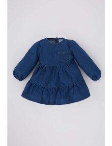 DEFACTO Baby Girl Long Sleeve Jean Dress