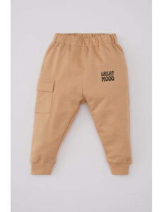 DEFACTO Baby Boy Printed Cargo Pocket Sweatpants