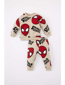 DEFACTO Baby Boy Marvel Comics Sweatshirt Sweatpants 2 Piece Set