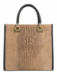Luxusní italská kabelka z pravé kůže VERA "Gitta" 30x32cm