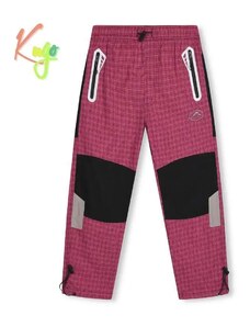 Dívčí outdoorové plátěné kalhoty Kugo FK7601, růžové