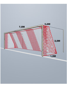 Síť Cawila Cawila Tornetz 4MM HEX120 7,5x2,5m 0,8x1,5m RotW 1000871113