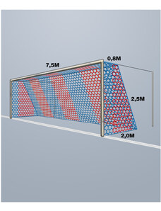 Síť Cawila Cawila Tornetz 4MM HEX120 7,5x2,5m 0,8x2m 1000871090