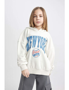 DEFACTO Girl Oversize Fit Hooded Sweatshirt