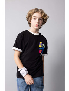 DEFACTO Boy Oversize Fit Short Sleeve T-Shirt