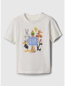 Dětské tričko GAP & Looney Tunes Bílá