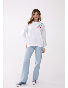 Folkstar Woman's Sweatshirt Embroidery