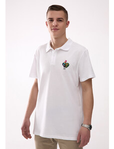 Folkstar Man's Polo Shirt Embroidery M