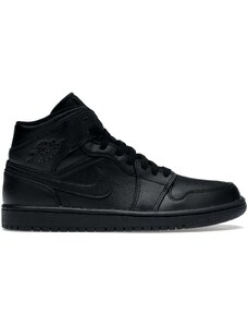 Jordan 1 Mid Triple Black (2022)