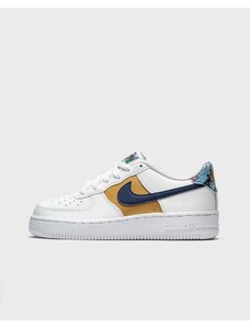 Nike Air Force 1 Low '07 LV8 White Blue Void Metallic Gold (GS)