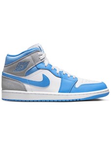 Jordan 1 Mid University Blue Grey