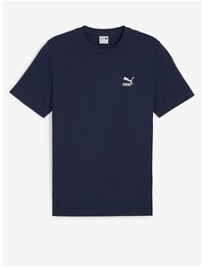 Tmavě modré pánské tričko Puma Classics Small Logo Tee - Pánské